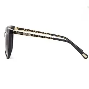 ? New/Authentic Chopard Black Cat Eye Sunglasses ▪️ SCH260S 700 ▪️ 54-19-135 CHOPARD Sunglasses - SCH338S (0700) – Sight Optics main image 3